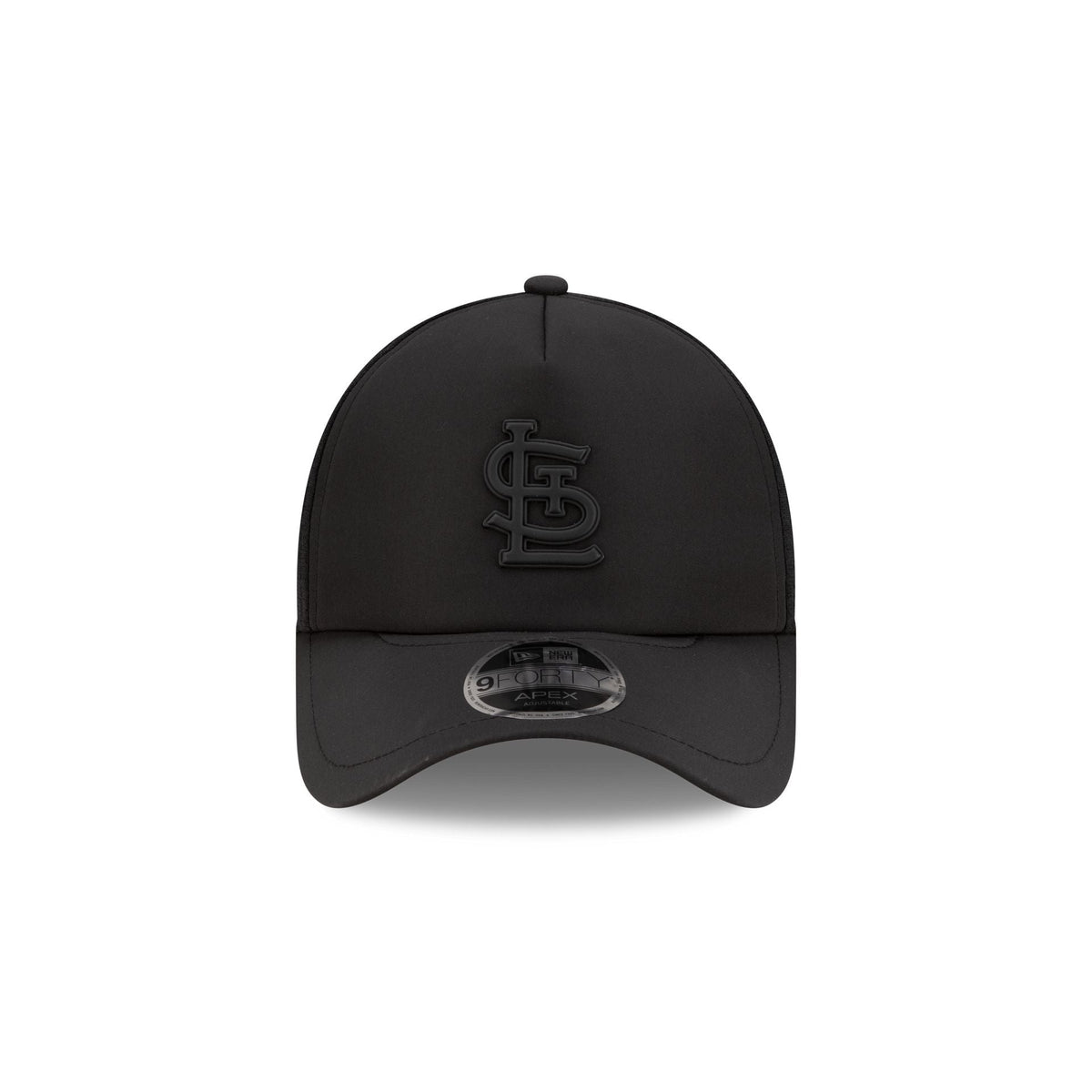St. Louis Cardinals 2026 Batting Practice Black 9FORTY APEX Trucker Hat