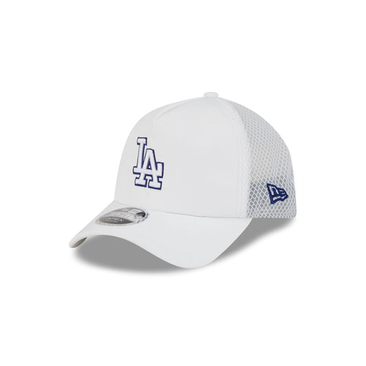 Los Angeles Dodgers 2026 Batting Practice White 9FORTY APEX Trucker Hat