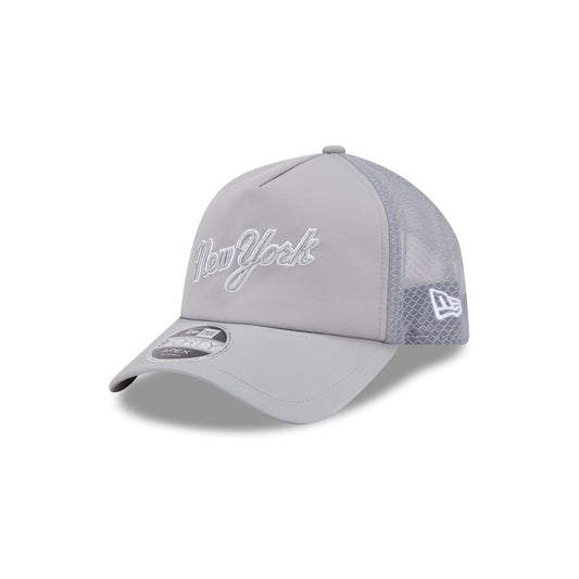 New York Mets 2026 Batting Practice Gray 9FORTY APEX Trucker Hat
