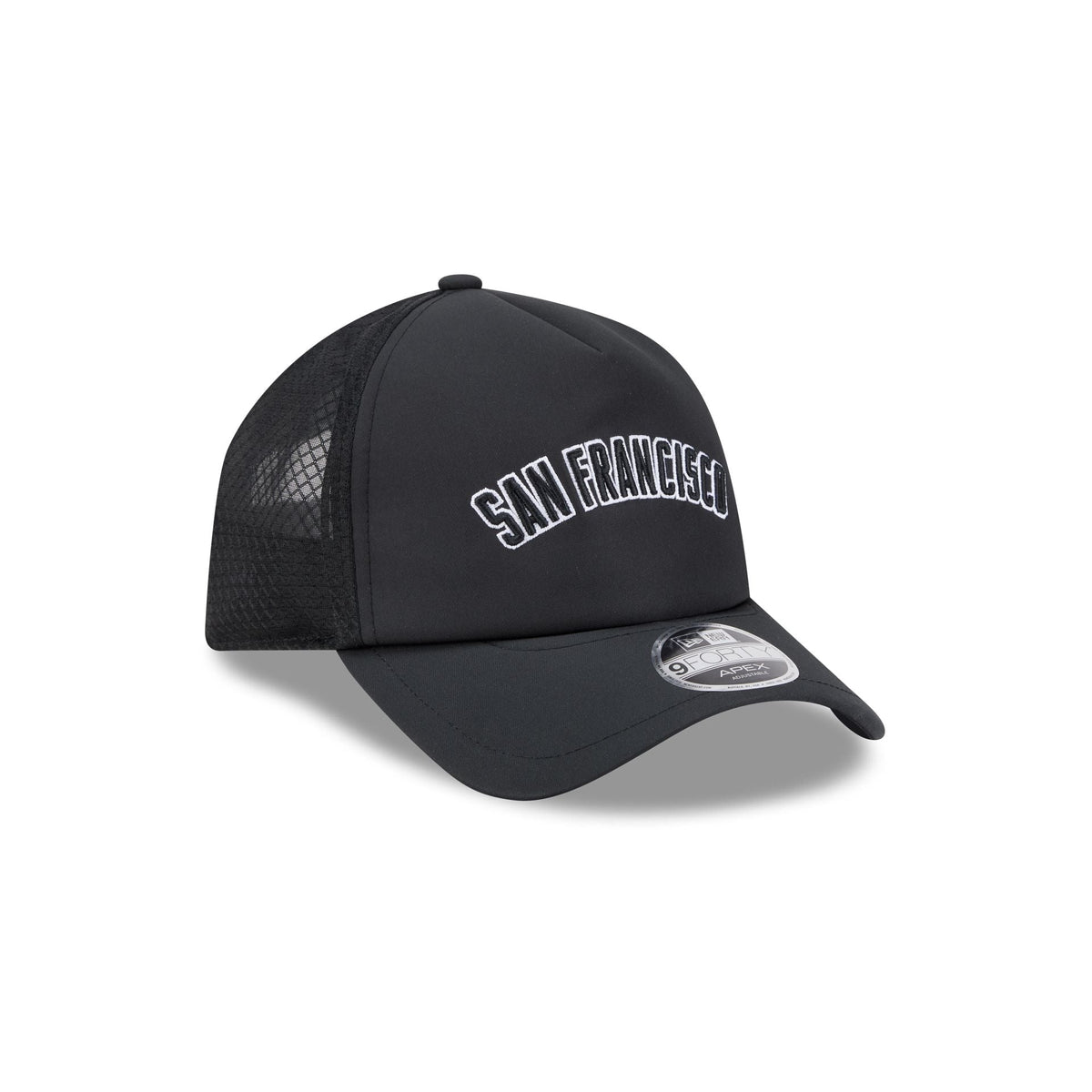San Francisco Giants 2026 Batting Practice Alt Wordmark 9FORTY APEX Trucker Hat