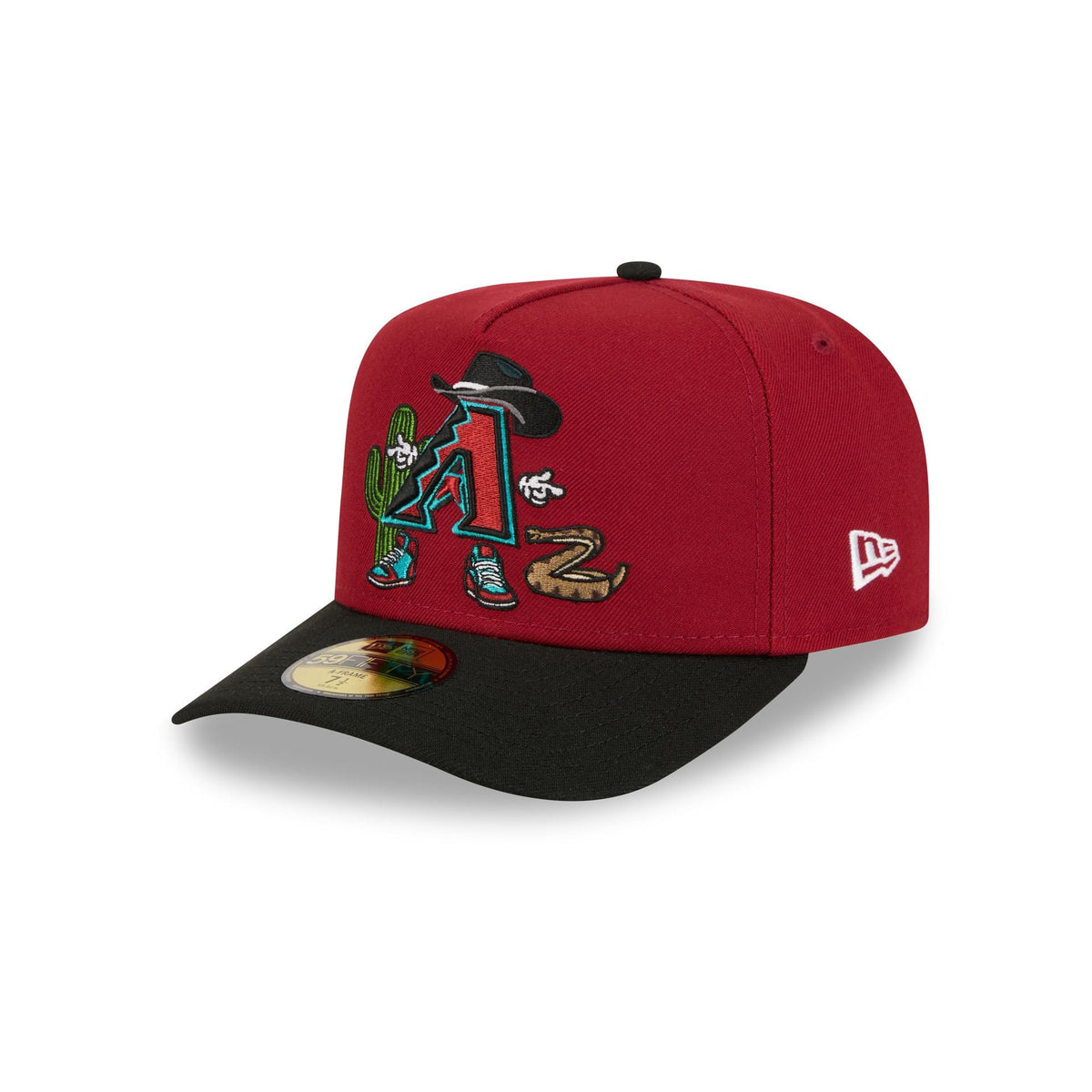 Arizona Diamondbacks Cartoon 59FIFTY A-Frame Fitted Hat