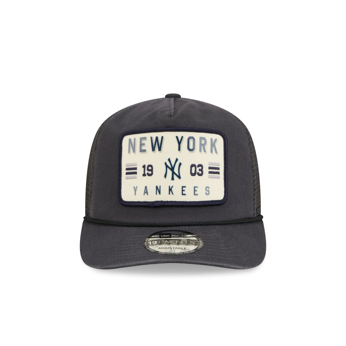 New York Yankees Washed Graphite 19TWENTY Trucker Hat