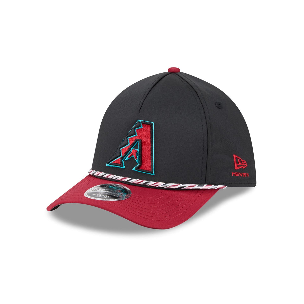 Arizona Diamondbacks Rope 39THIRTY M-Crown A-Frame Stretch Fit Hat