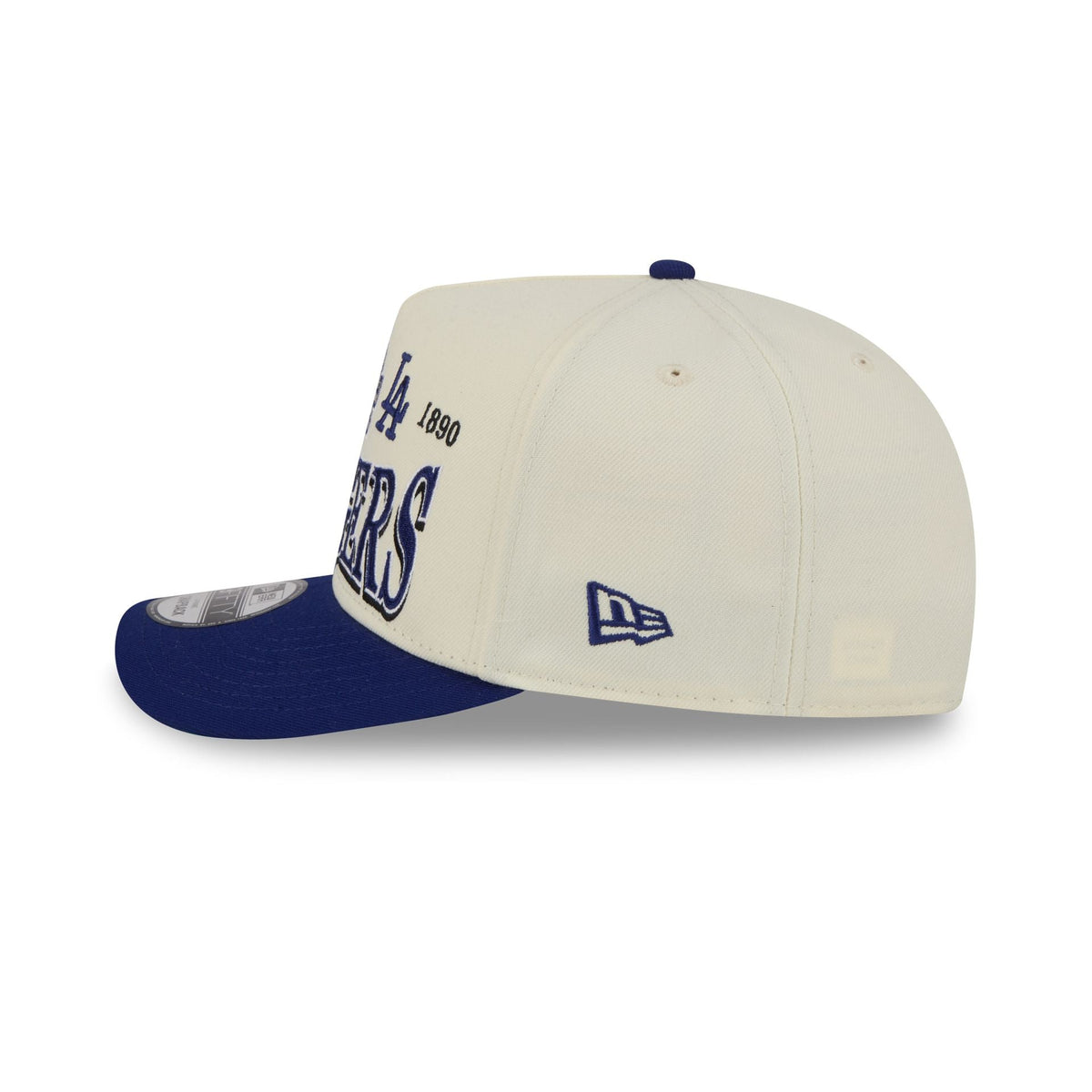 Los Angeles Dodgers Three Hit Chrome White 9FIFTY A-Frame Snapback Hat