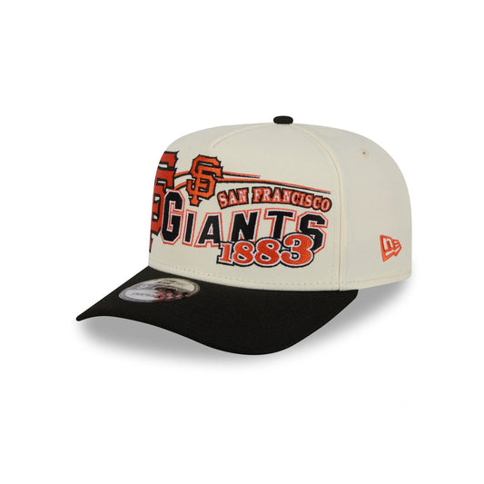 San Francisco Giants Chrome White Classic 9FIFTY A-Frame Snapback Hat