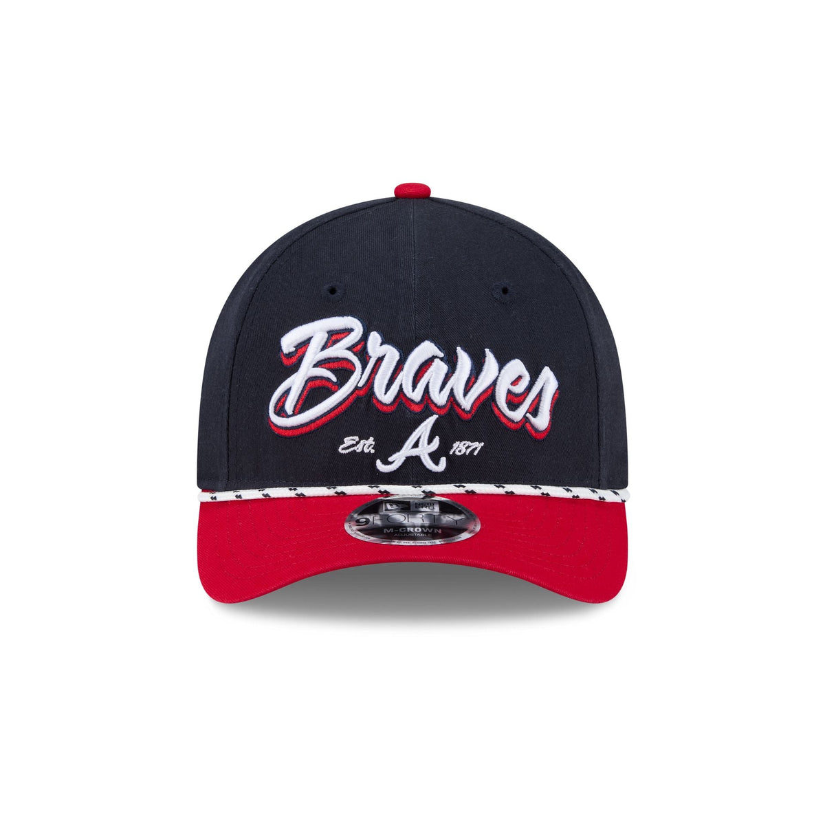 Atlanta Braves Team Loyal 9FORTY M-Crown Snapback Hat