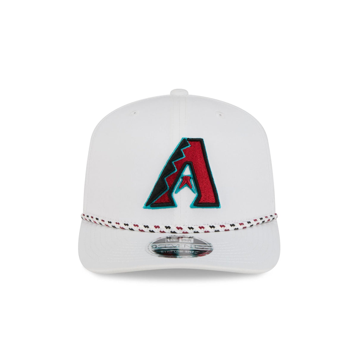 Arizona Diamondbacks Optic White Performance Rope 9SEVENTY Stretch-Snap Hat