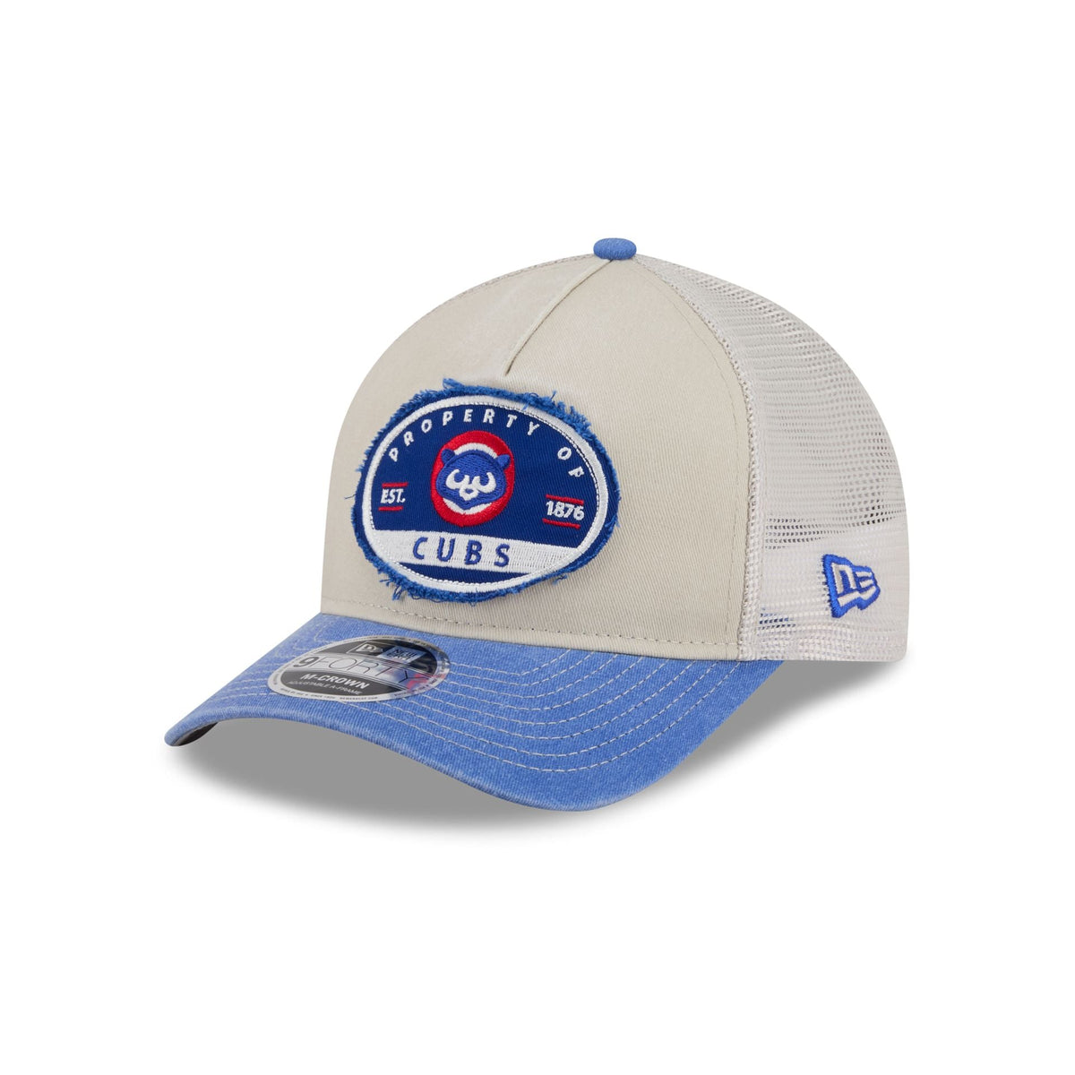 Chicago Cubs Frayed 9FORTY M-Crown A-Frame Trucker Hat