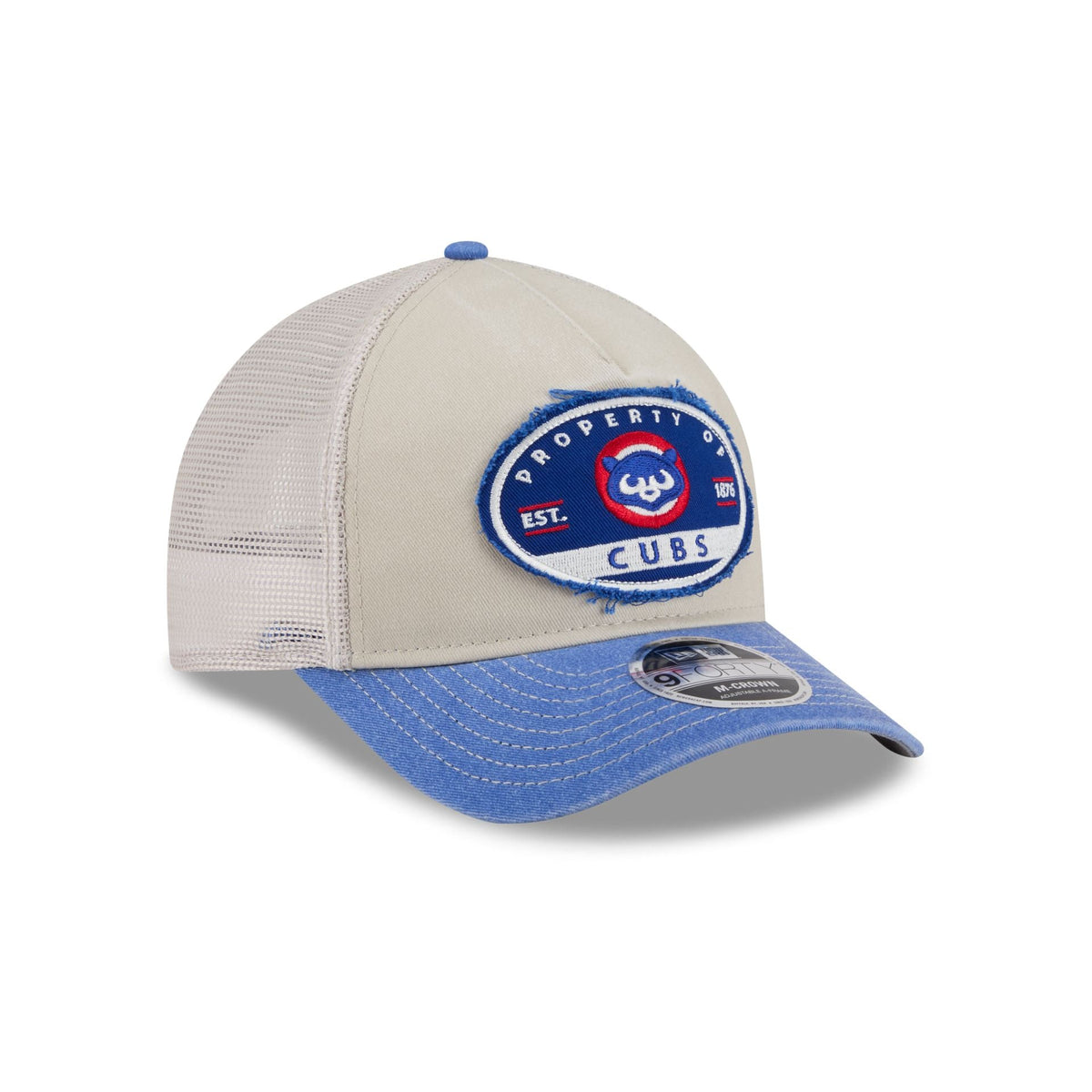 Chicago Cubs Frayed 9FORTY M-Crown A-Frame Trucker Hat