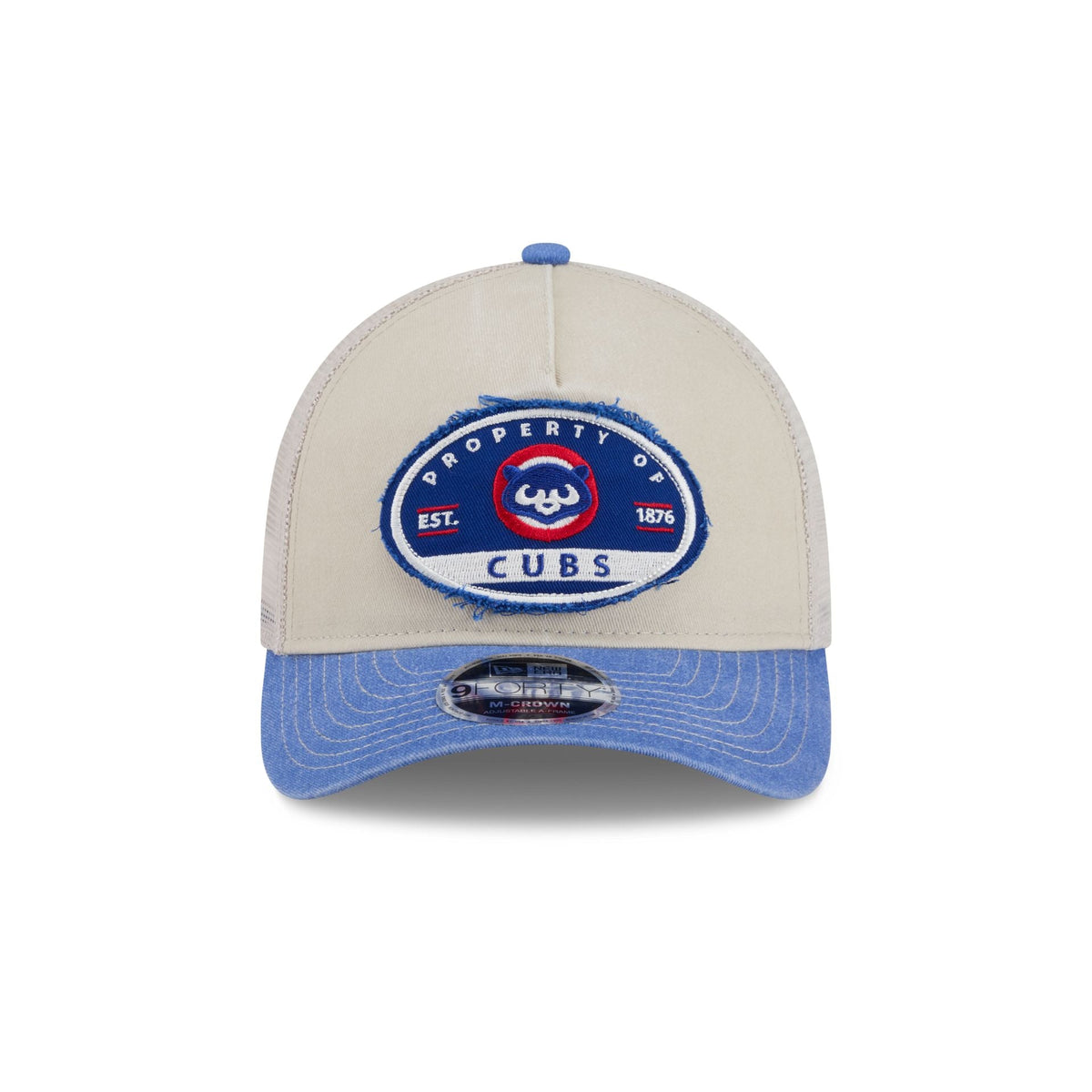 Chicago Cubs Frayed 9FORTY M-Crown A-Frame Trucker Hat