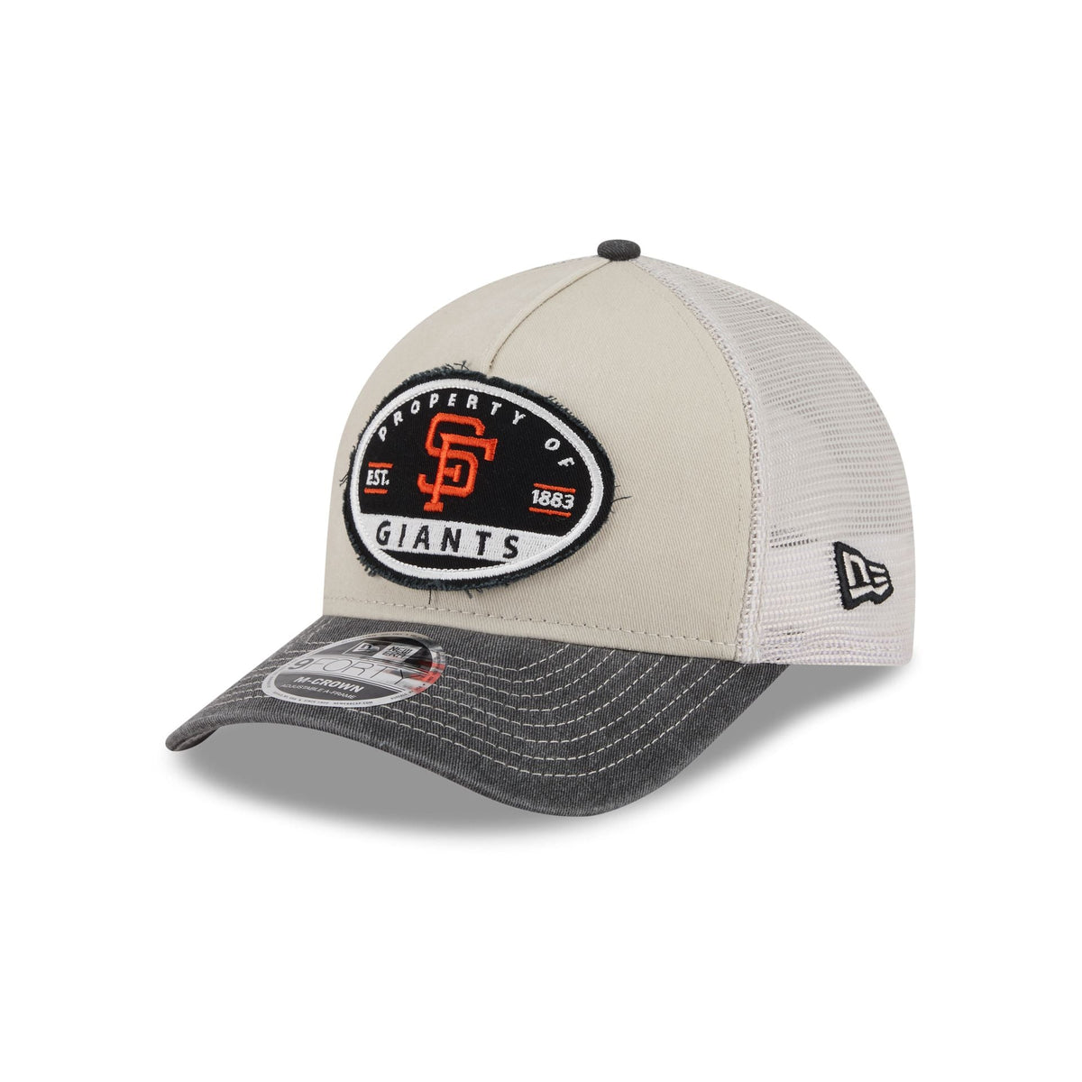 San Francisco Giants Frayed 9FORTY M-Crown A-Frame Trucker Hat