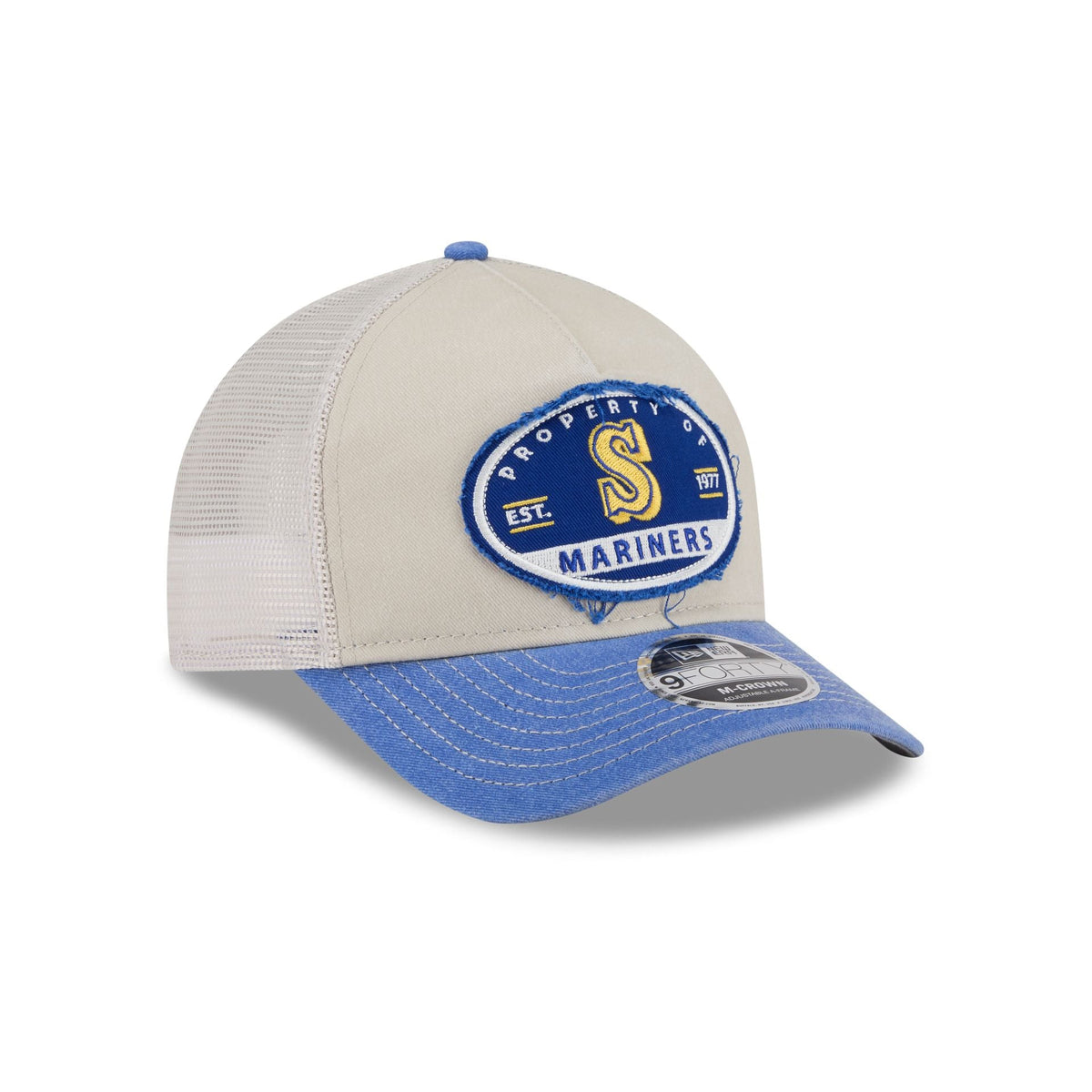 Seattle Mariners Frayed 9FORTY M-Crown A-Frame Trucker Hat