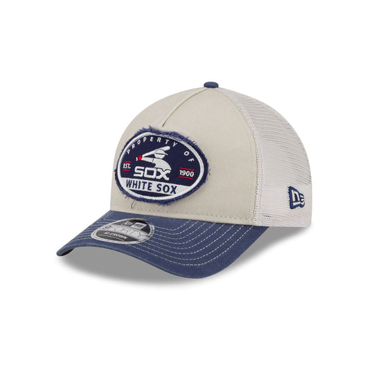 Chicago White Sox Frayed 9FORTY M-Crown A-Frame Trucker Hat