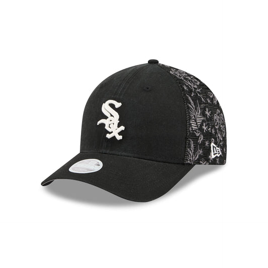 Chicago White Sox Floral Mesh Women's 9FORTY M-Crown Trucker Hat