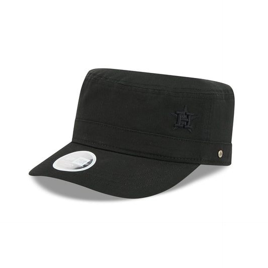 Houston Astros Women's Cadet Black Military Adjustable Hat