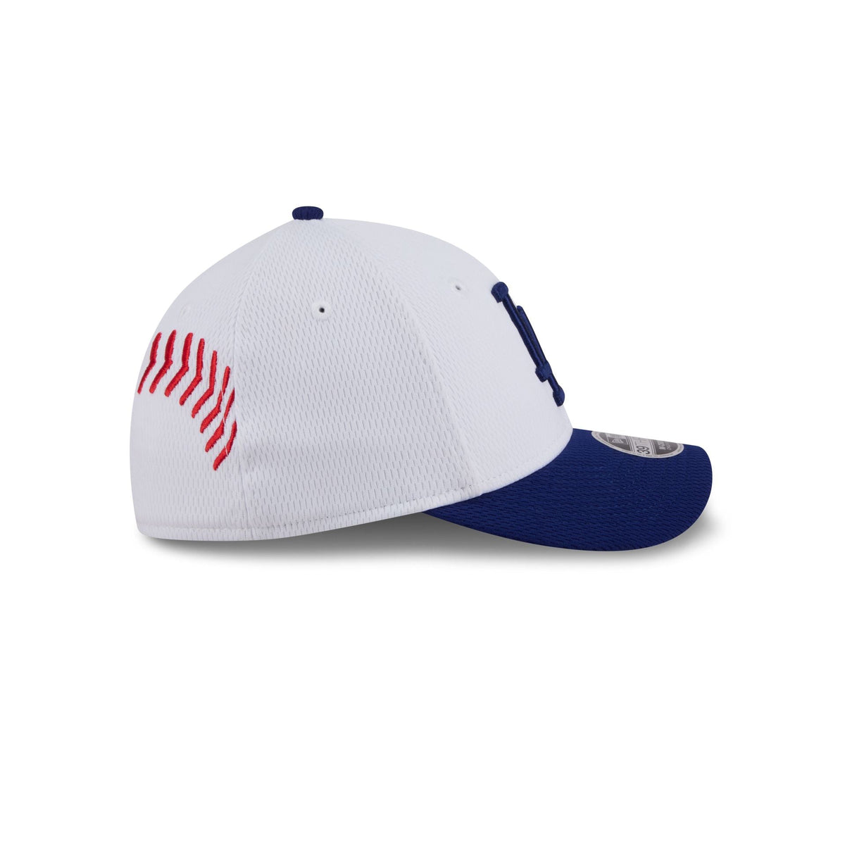 Los Angeles Dodgers Baseball Stitch Kids 39THIRTY M-Crown Stretch Fit Hat