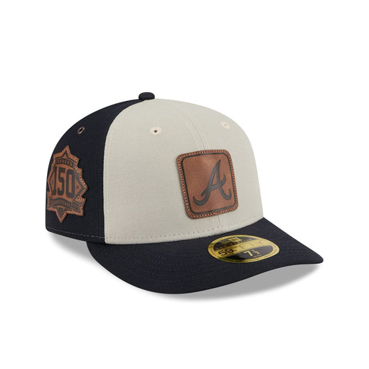 Atlanta Braves Quilted Low Profile 59FIFTY Fitted Hat