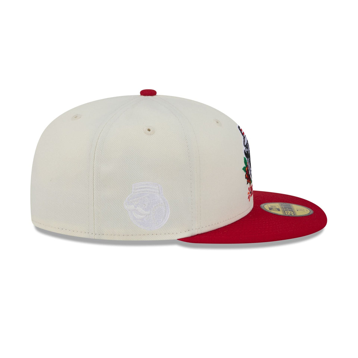 Cincinnati Reds Day of the Dead Sugar Skull Mascot 59FIFTY Fitted Hat