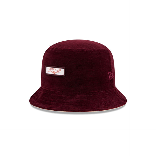 Chicago Cubs Fall Velvet Bucket Hat