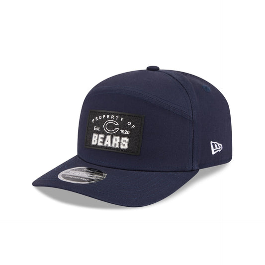 Chicago Bears Property of Patch Split Panel 9SEVENTY Stretch-Snap Hat