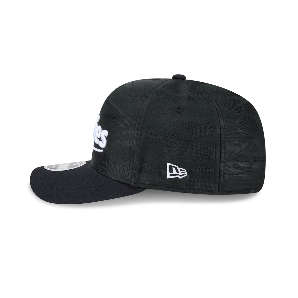 Philadelphia Phillies Black Camo Split Panel 9SEVENTY Stretch-Snap Hat