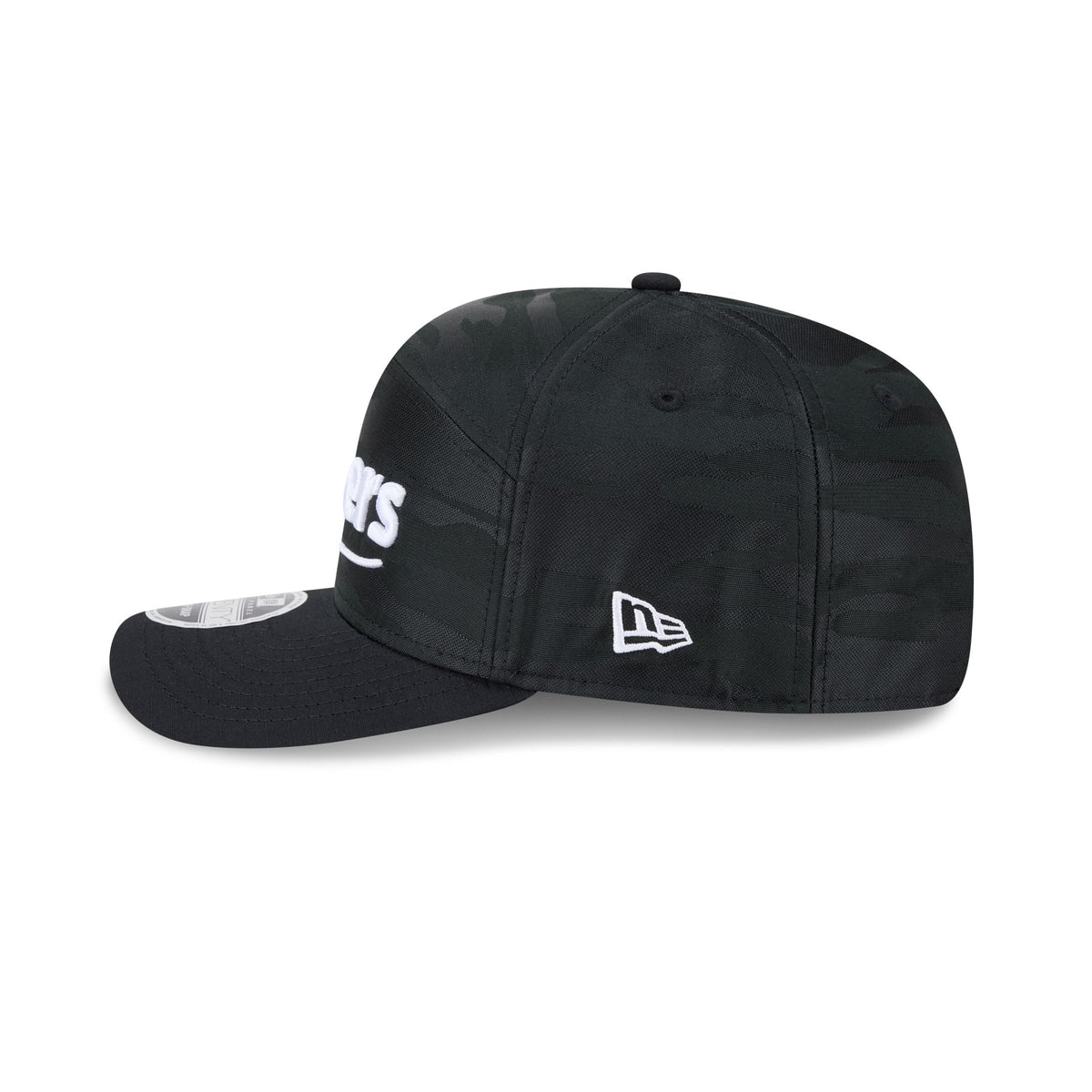 Los Angeles Dodgers Black Camo Split Panel 9SEVENTY Stretch-Snap Hat