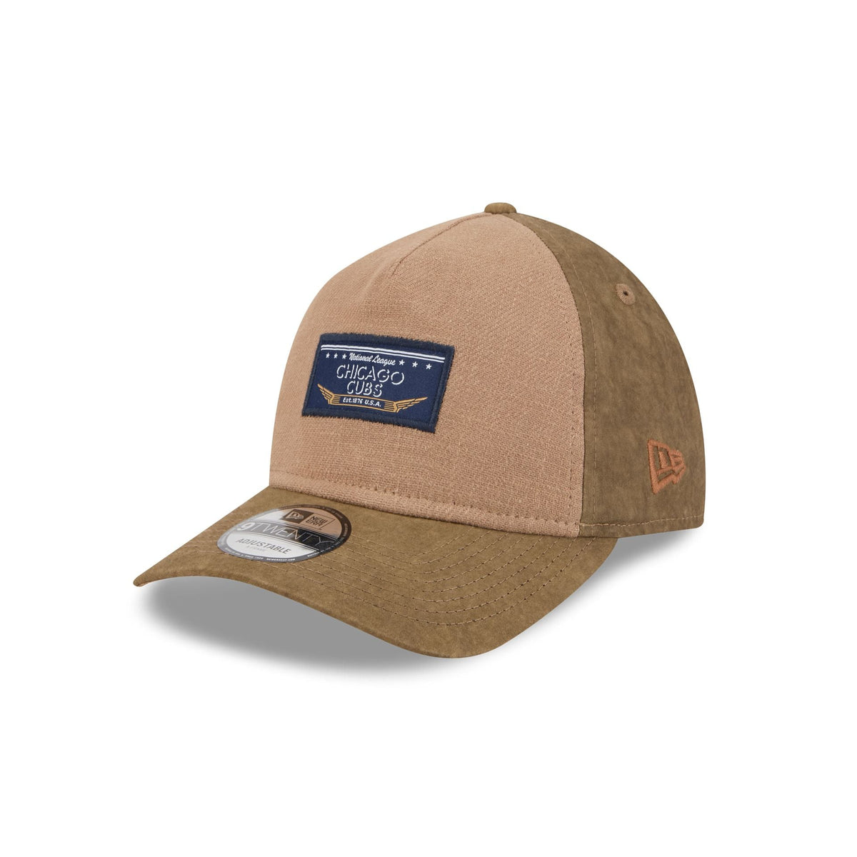 Chicago Cubs Utility Linen 9TWENTY A-Frame Adjustable Hat