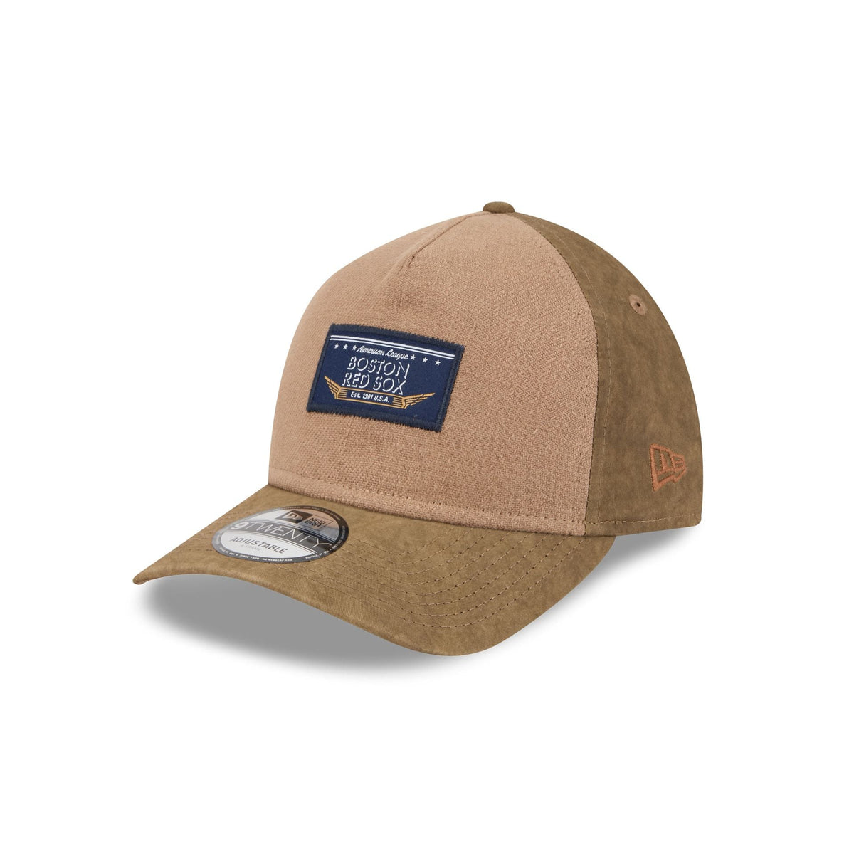 Boston Red Sox Utility Linen 9TWENTY A-Frame Adjustable Hat