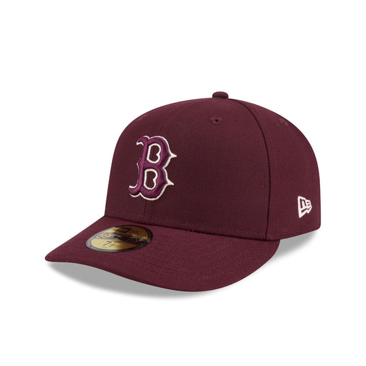 Boston Red Sox Maroon Pre-Curve 59FIFTY Fitted Hat