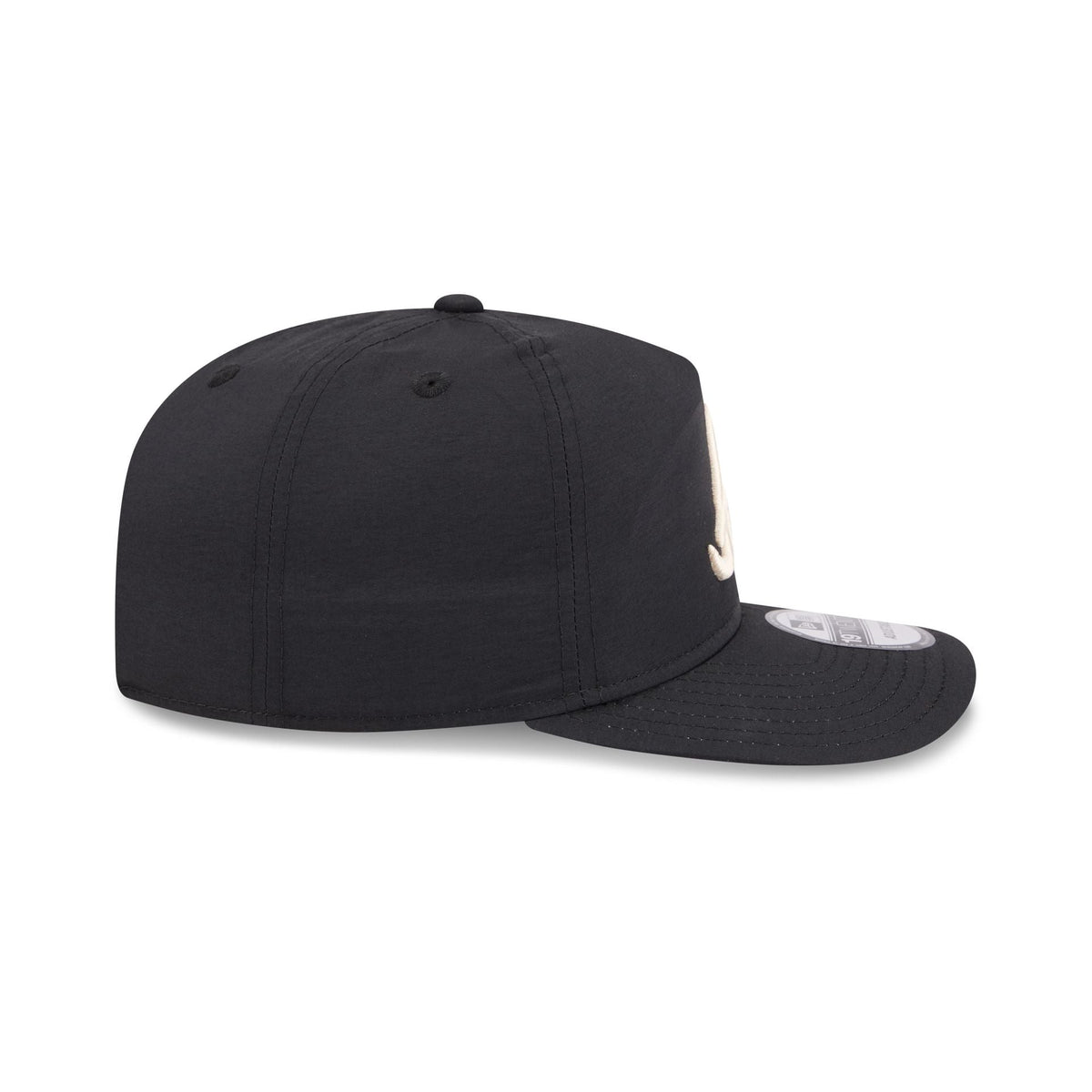 Atlanta Braves Black Nylon 19TWENTY Snapback Hat