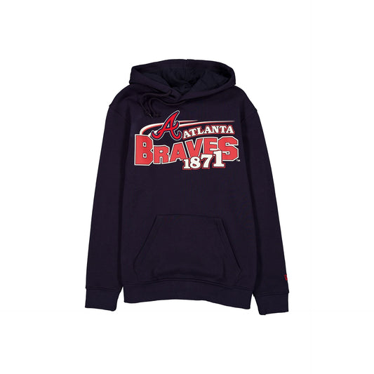Atlanta Braves Retro Navy Hoodie