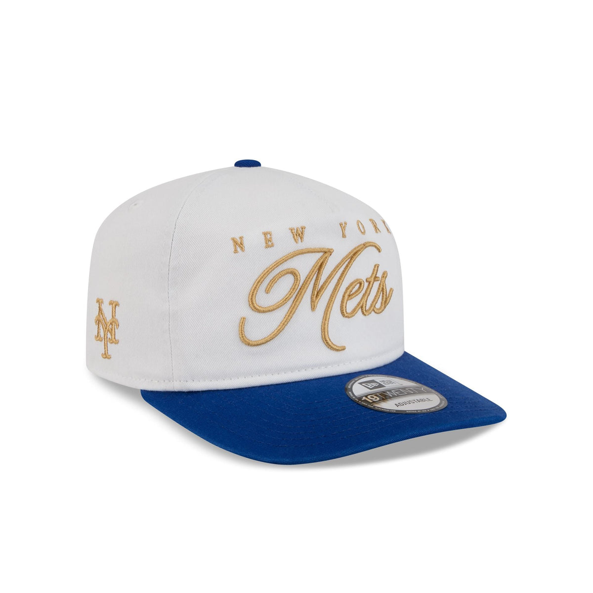 New York Mets Gold Scripted 19TWENTY Adjustable Hat