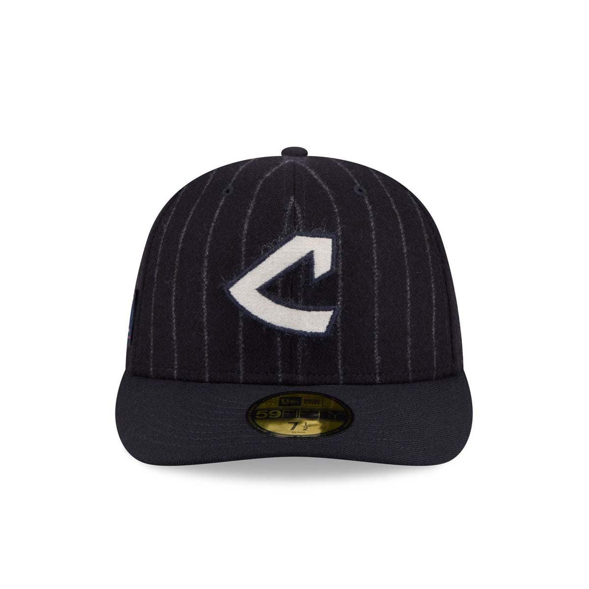 Cleveland Guardians Pinstripe Merino & Cashmere Moon 59FIFTY Fitted Hat