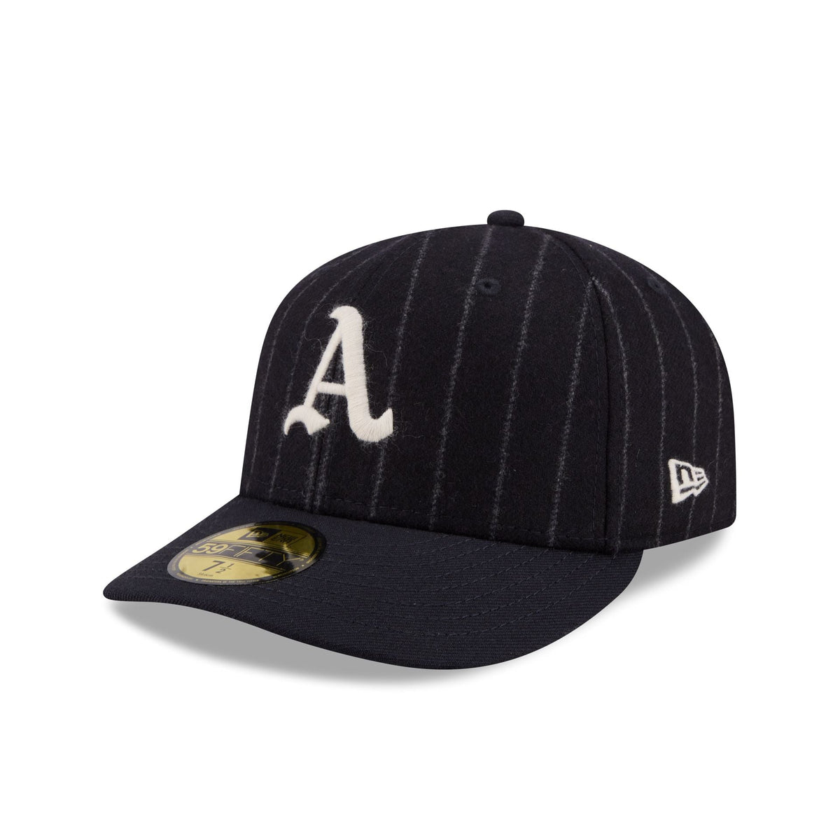 Athletics Pinstripe Merino & Cashmere Moon 59FIFTY Fitted Hat