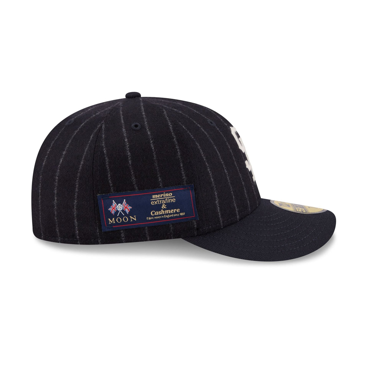 San Francisco Giants Pinstripe Merino & Cashmere Moon 59FIFTY Fitted Hat