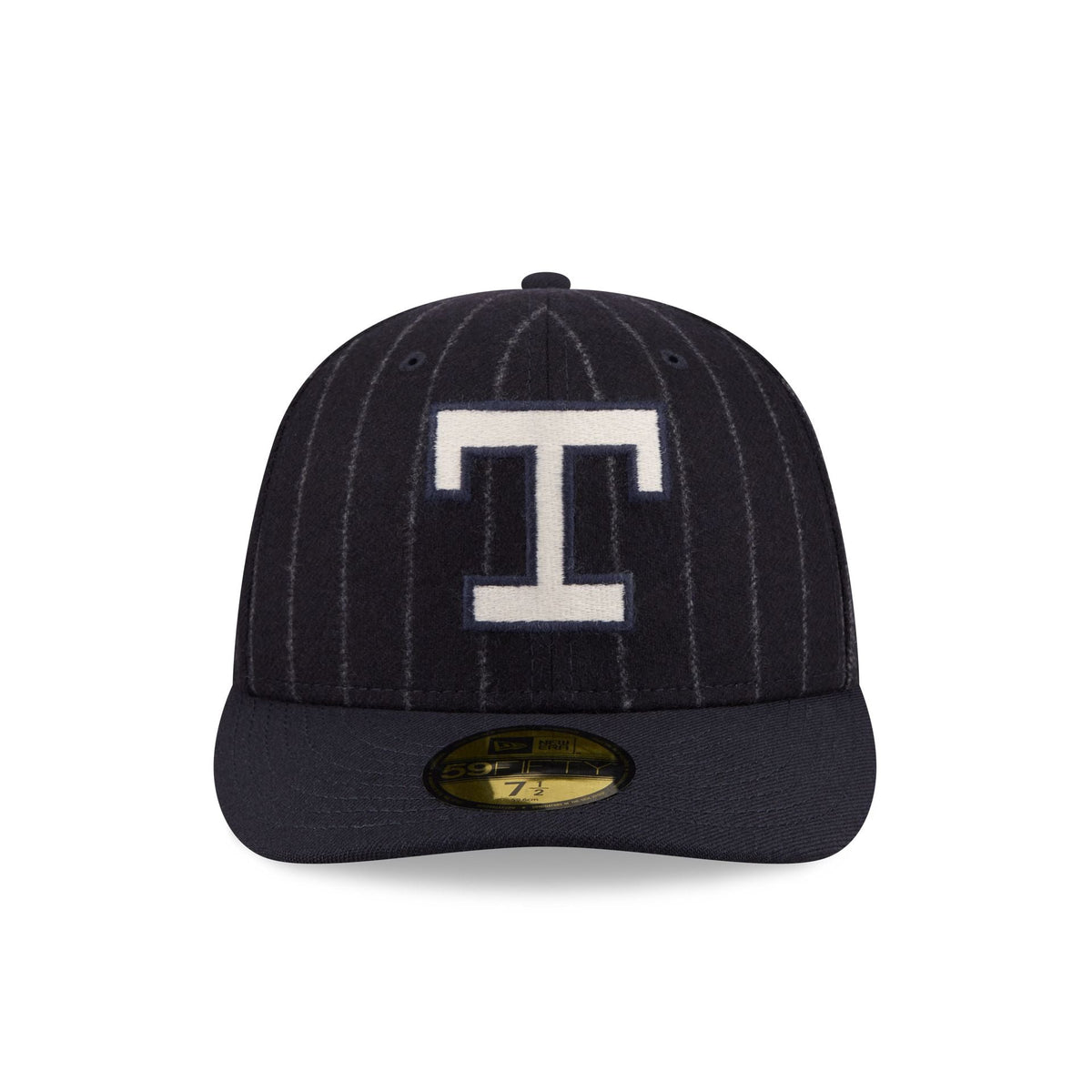 Texas Rangers Pinstripe Merino & Cashmere Moon 59FIFTY Fitted Hat