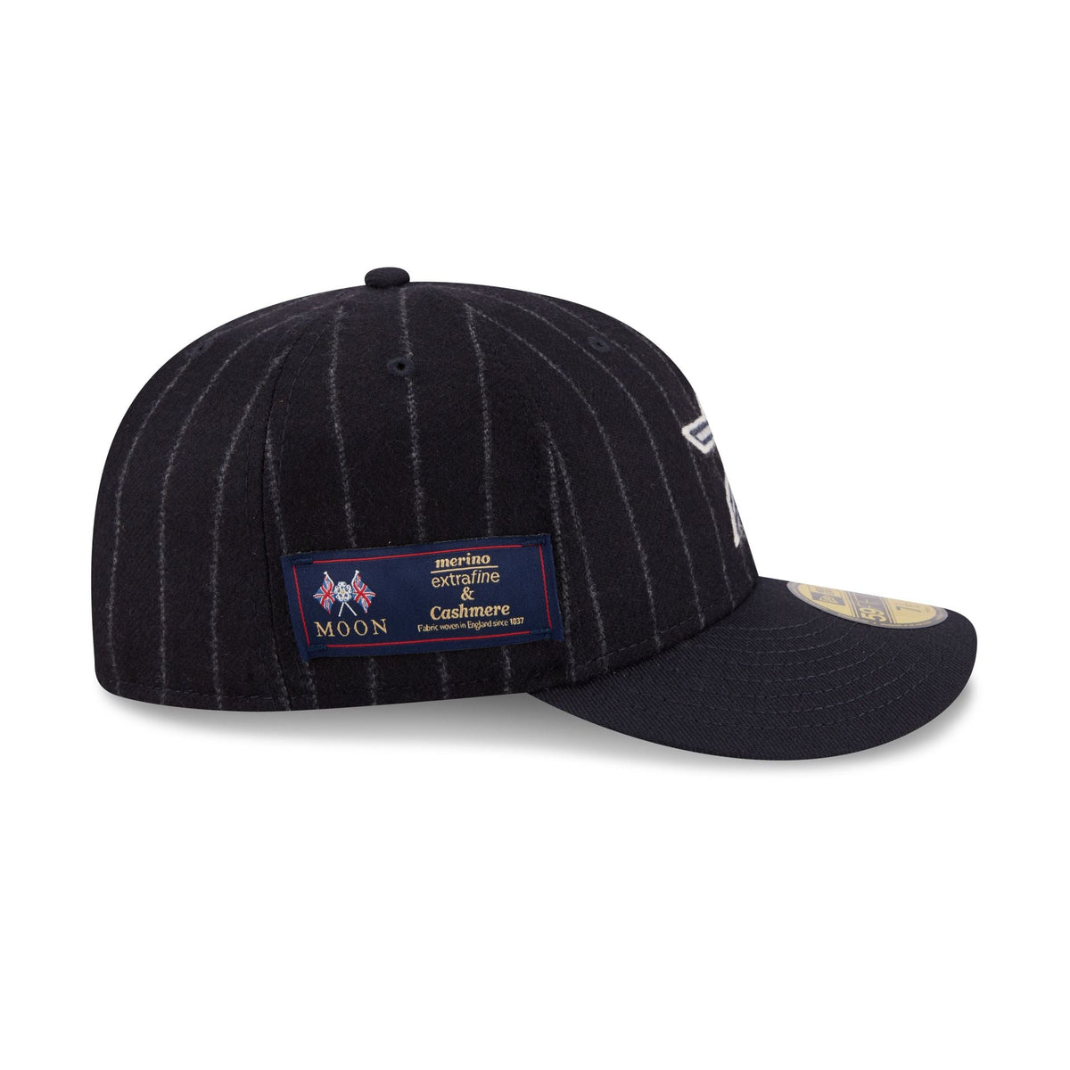 Houston Astros Pinstripe Merino & Cashmere Moon 59FIFTY Fitted Hat
