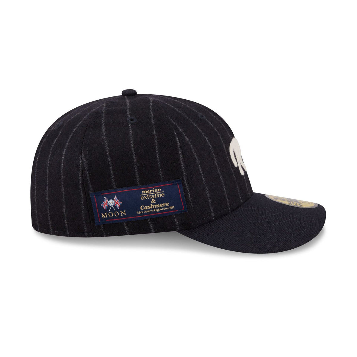 Detroit Tigers Pinstripe Merino & Cashmere Moon 59FIFTY Fitted Hat
