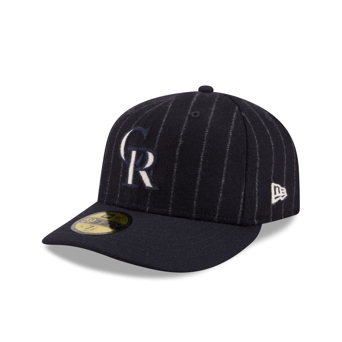 Colorado Rockies Pinstripe Merino & Cashmere Moon 59FIFTY Fitted Hat