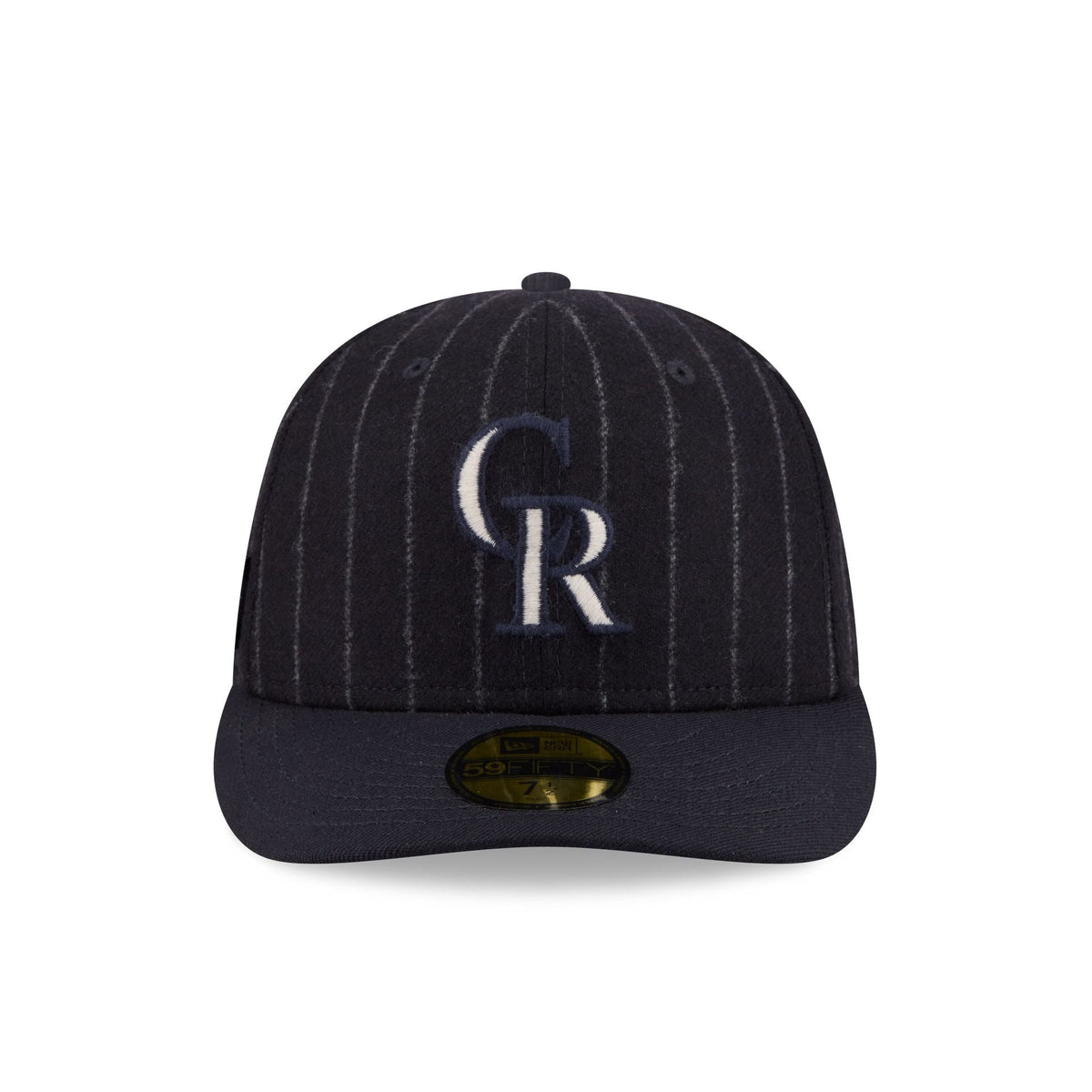 Colorado Rockies Pinstripe Merino & Cashmere Moon 59FIFTY Fitted Hat