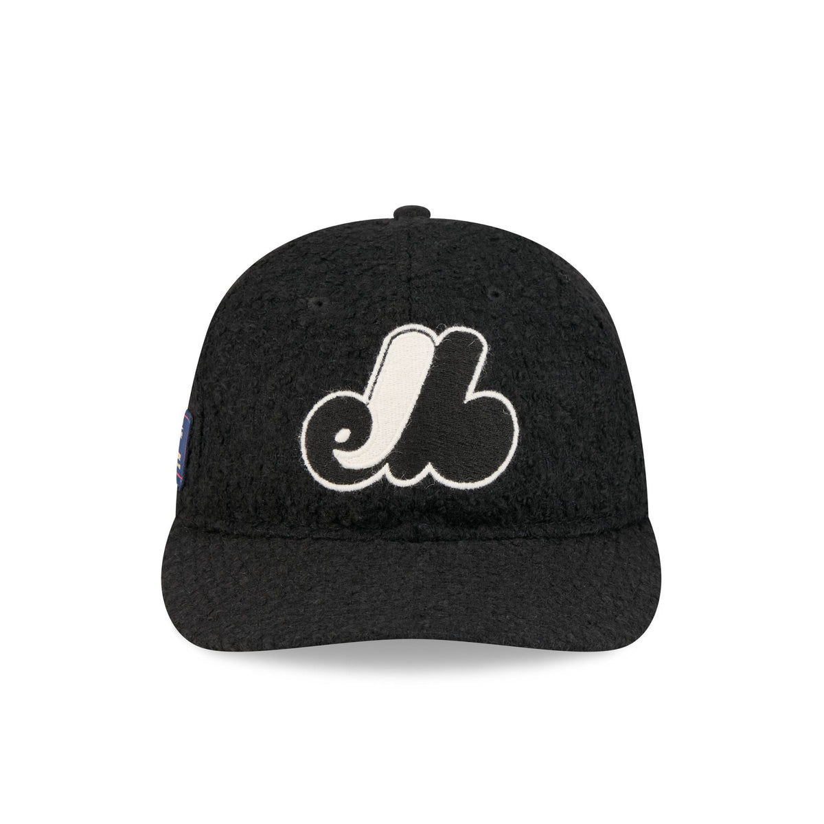 Montreal Expos Navy Merino & Cashmere Moon Retro Crown 9FIFTY Adjustable Hat