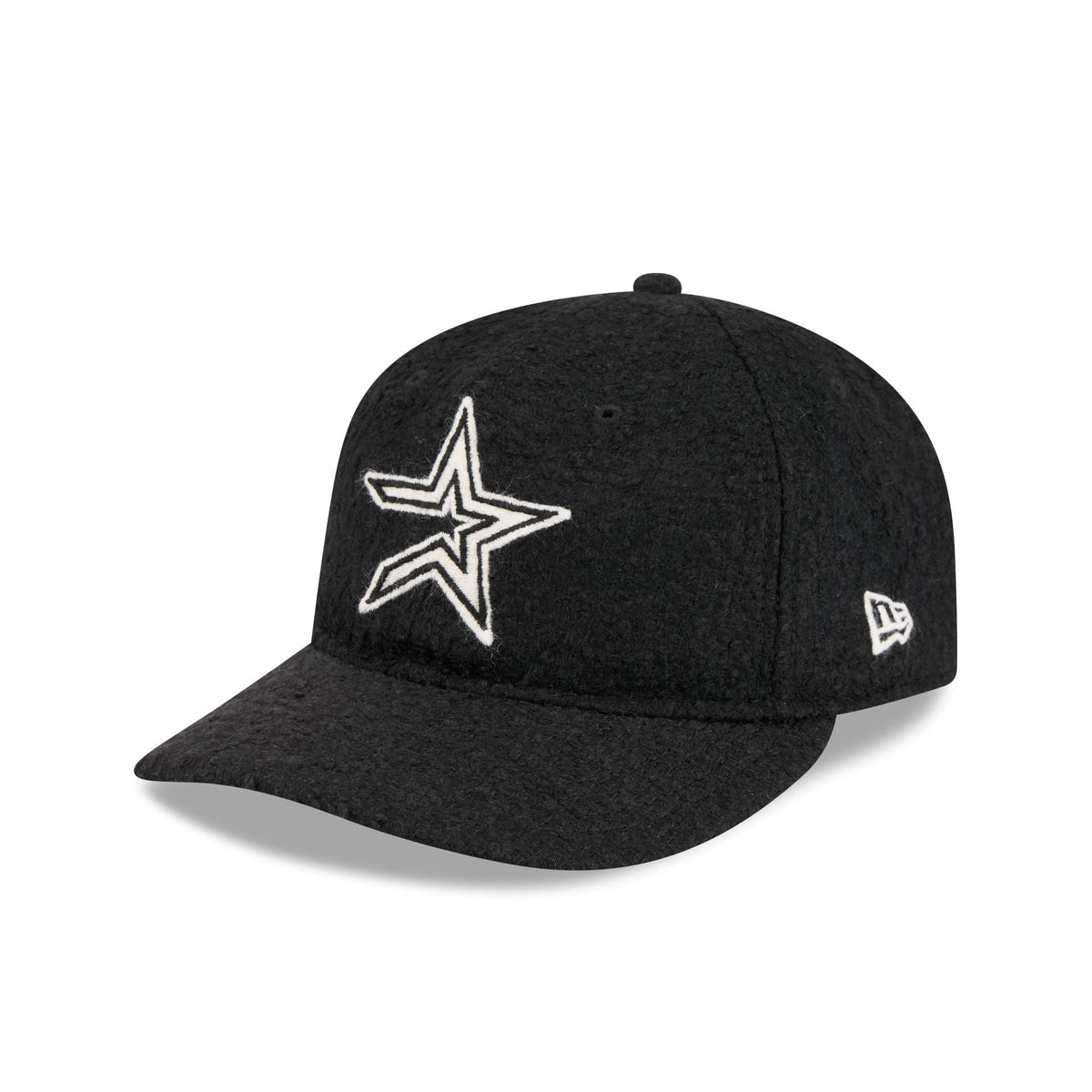 Houston Astros Navy Merino & Cashmere Moon Retro Crown 9FIFTY Adjustable Hat