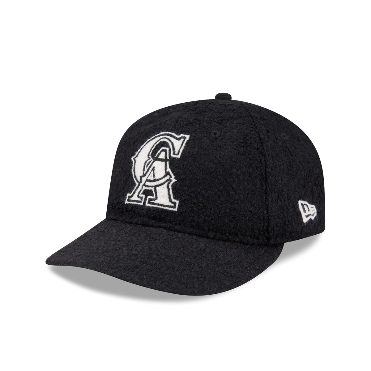 Los Angeles Angels Navy Merino & Cashmere Moon Retro Crown 9FIFTY Adjustable Hat