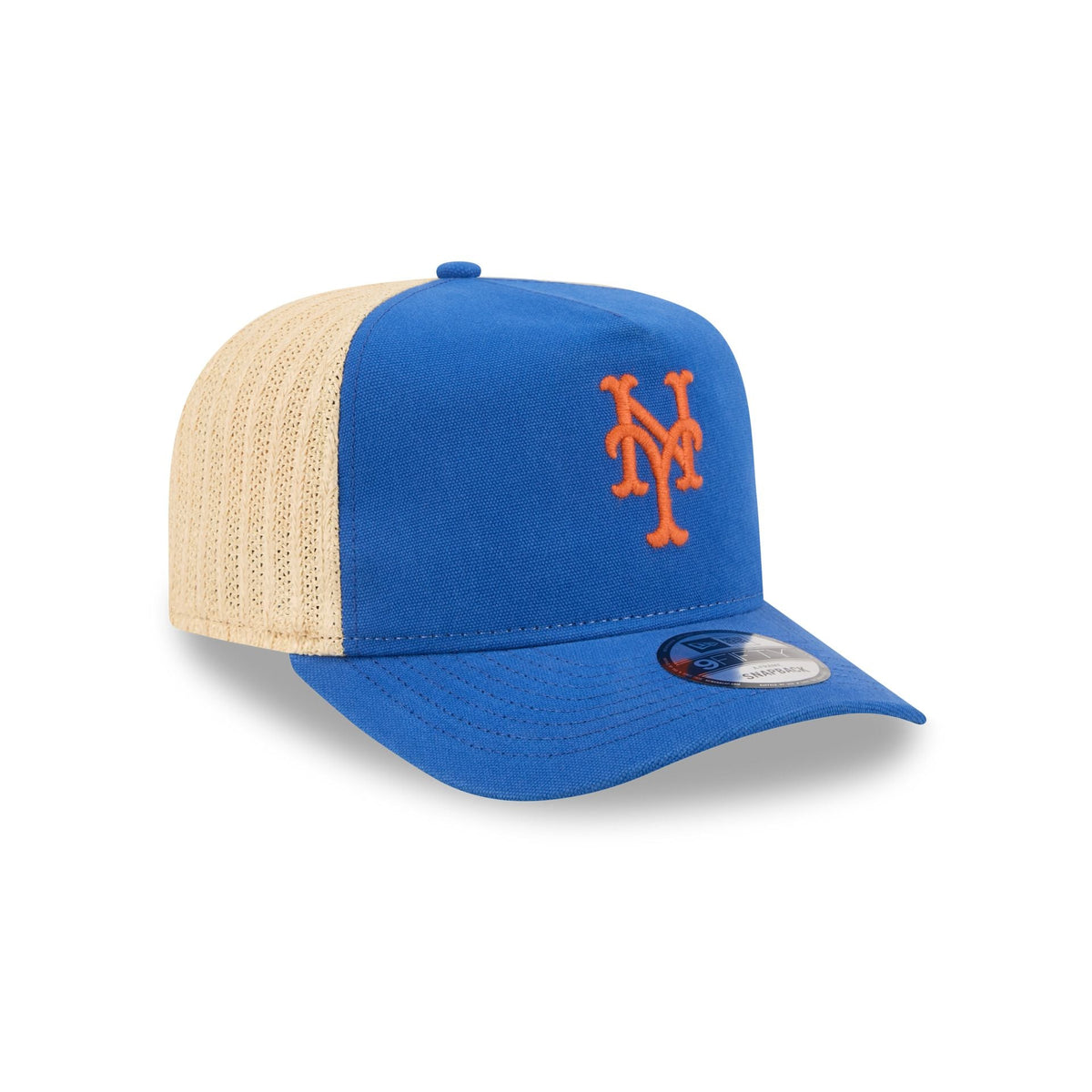 New York Mets Grained 9FIFTY A-Frame Snapback Hat