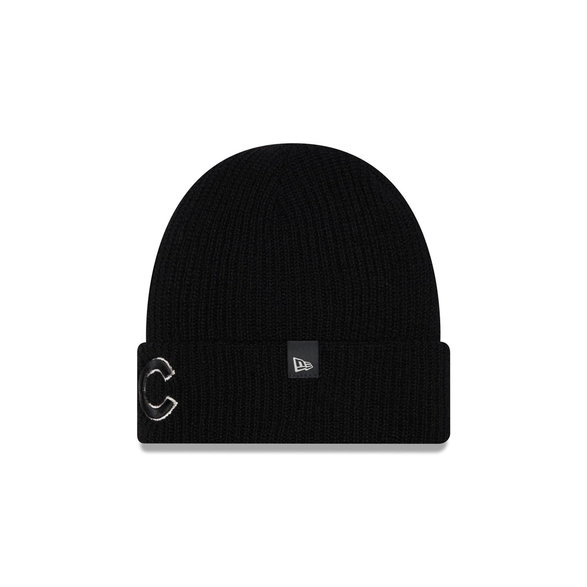 Chicago Cubs Cashmere Black Cuff Knit Hat