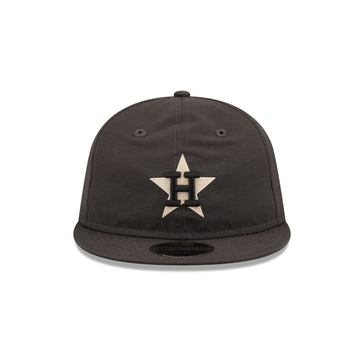 Houston Astros Three Looms Nylon Black Retro Crown 9FIFTY Adjustable Hat