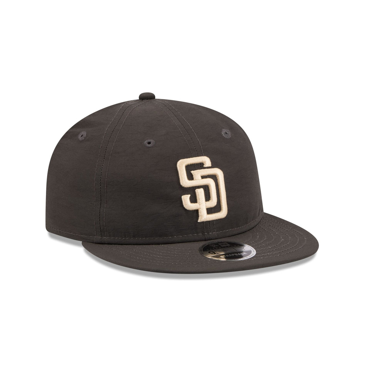 San Diego Padres Three Looms Nylon Black Retro Crown 9FIFTY Adjustable Hat