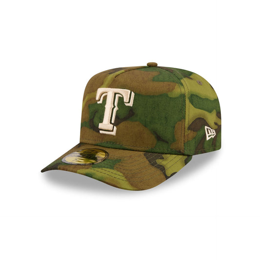 Texas Rangers Three Looms Ripstop Camo 59FORTY A-Frame Fitted Hat