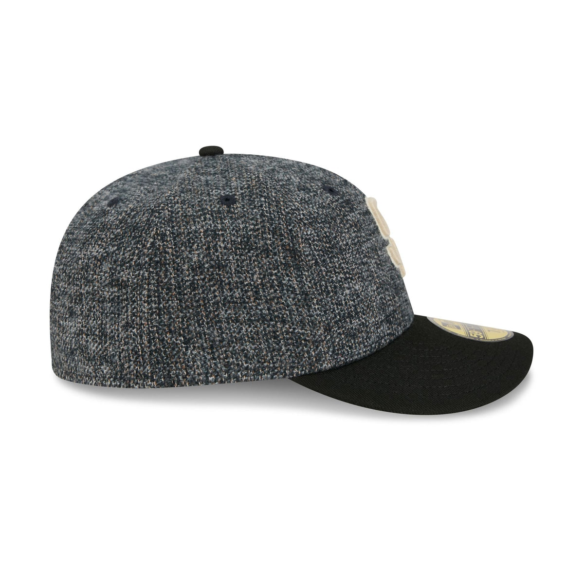 San Diego Padres Three Looms Tweedy Cotton Black 59FIFTY Fitted Hat