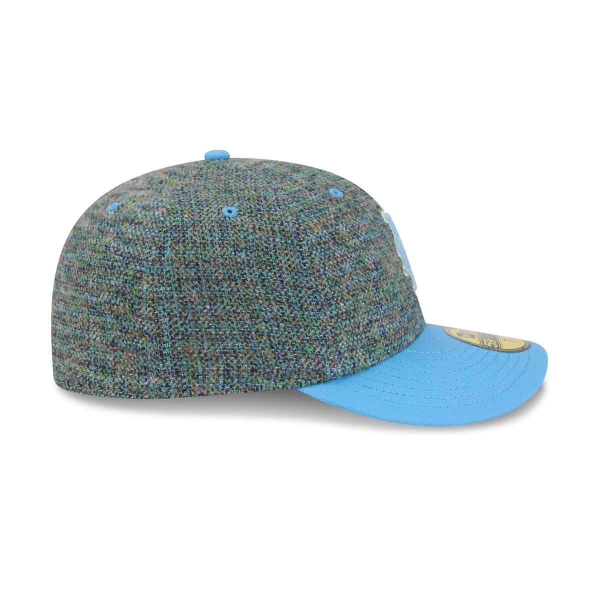 New York Mets Three Looms Tweedy Cotton Radiant Blue 59FIFTY Fitted Hat